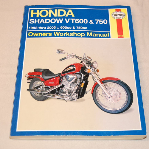 Owners Workshop Manual Honda Shadow VT600 & 750 1988-2003